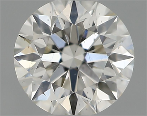 Picture of Natural Diamond 0.43 Carats, Round with Excellent Cut, G Color, SI1 Clarity and Certified by IGI