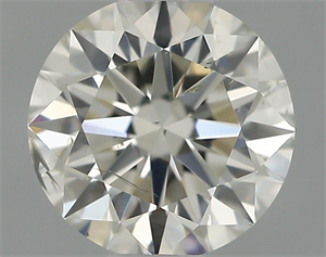 Picture of Natural Diamond 0.50 Carats, Round with Excellent Cut, H Color, SI2 Clarity and Certified by IGI