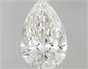 Natural Diamond 0.70 Carats, Pear with  Cut, H Color, VVS2 Clarity and Certified by GIA