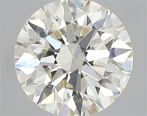 Picture of Natural Diamond 0.42 Carats, Round with Excellent Cut, J Color, VS1 Clarity and Certified by IGI