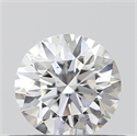 Natural Diamond 0.41 Carats, Round with Excellent Cut, F Color, SI2 Clarity and Certified by GIA