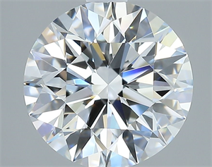 Picture of Natural Diamond 1.90 Carats, Round with Excellent Cut, D Color, VVS1 Clarity and Certified by GIA