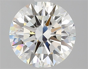 Picture of Natural Diamond 2.06 Carats, Round with Excellent Cut, J Color, VVS1 Clarity and Certified by GIA