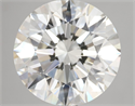 Natural Diamond 4.50 Carats, Round with Excellent Cut, I Color, IF Clarity and Certified by IGI