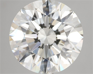 Picture of Natural Diamond 4.50 Carats, Round with Excellent Cut, I Color, IF Clarity and Certified by IGI