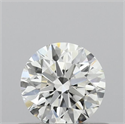 Natural Diamond 0.45 Carats, Round with Excellent Cut, I Color, VS2 Clarity and Certified by GIA