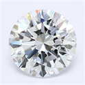 Natural Diamond 2.01 Carats, Round with Excellent Cut, E Color, VVS1 Clarity and Certified by GIA