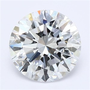 Picture of Natural Diamond 2.01 Carats, Round with Excellent Cut, E Color, VVS1 Clarity and Certified by GIA