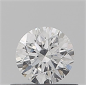 Natural Diamond 0.40 Carats, Round with Very Good Cut, F Color, I1 Clarity and Certified by GIA