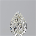 Natural Diamond 3.01 Carats, Pear with  Cut, I Color, SI2 Clarity and Certified by GIA