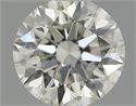 Natural Diamond 0.50 Carats, Round with Excellent Cut, H Color, SI1 Clarity and Certified by IGI