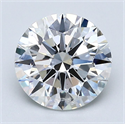 Natural Diamond 2.12 Carats, Round with Excellent Cut, G Color, VS2 Clarity and Certified by GIA