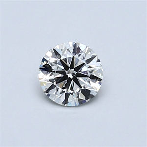 Picture of Natural Diamond 0.40 Carats, Round with Very Good Cut, I Color, SI2 Clarity and Certified by GIA