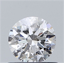 Natural Diamond 0.50 Carats, Round with Excellent Cut, F Color, I1 Clarity and Certified by GIA