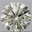 Natural Diamond 0.42 Carats, Round with Excellent Cut, K Color, VVS2 Clarity and Certified by GIA