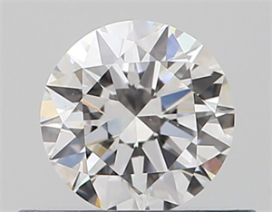 Picture of Natural Diamond 0.40 Carats, Round with Excellent Cut, D Color, VS2 Clarity and Certified by GIA