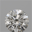 Natural Diamond 0.56 Carats, Round with Excellent Cut, J Color, SI1 Clarity and Certified by GIA