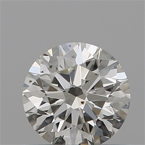 Picture of Natural Diamond 0.56 Carats, Round with Excellent Cut, J Color, SI1 Clarity and Certified by GIA