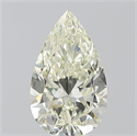 Natural Diamond 1.70 Carats, Pear with  Cut, K Color, VS2 Clarity and Certified by IGI