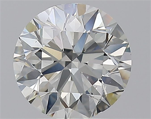 Picture of Natural Diamond 2.01 Carats, Round with Excellent Cut, J Color, SI1 Clarity and Certified by GIA