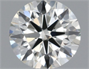 Natural Diamond 0.51 Carats, Round with Excellent Cut, I Color, VS2 Clarity and Certified by IGI