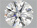 Natural Diamond 0.42 Carats, Round with Excellent Cut, H Color, VVS2 Clarity and Certified by GIA