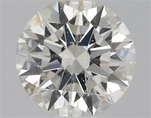 Picture of Natural Diamond 0.40 Carats, Round with Excellent Cut, I Color, SI1 Clarity and Certified by GIA