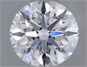 Natural Diamond 0.43 Carats, Round with Excellent Cut, D Color, VVS1 Clarity and Certified by GIA