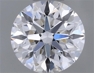 Picture of Natural Diamond 0.43 Carats, Round with Excellent Cut, D Color, VVS1 Clarity and Certified by GIA