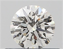 Natural Diamond 0.40 Carats, Round with Excellent Cut, H Color, SI1 Clarity and Certified by GIA