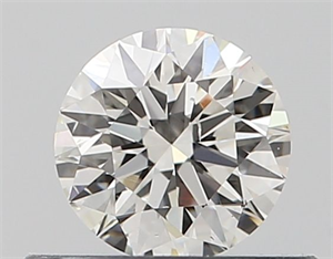 Picture of Natural Diamond 0.40 Carats, Round with Excellent Cut, H Color, SI1 Clarity and Certified by GIA