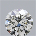 Natural Diamond 0.40 Carats, Round with Excellent Cut, G Color, SI1 Clarity and Certified by IGI