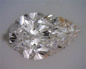 Picture of Natural Diamond 1.50 Carats, Pear with  Cut, F Color, SI2 Clarity and Certified by GIA