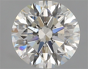 Picture of Natural Diamond 2.01 Carats, Round with Excellent Cut, I Color, SI1 Clarity and Certified by GIA