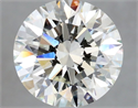 Natural Diamond 2.12 Carats, Round with Excellent Cut, J Color, VS2 Clarity and Certified by GIA