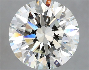 Picture of Natural Diamond 2.12 Carats, Round with Excellent Cut, J Color, VS2 Clarity and Certified by GIA