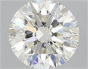 Natural Diamond 0.50 Carats, Round with Very Good Cut, J Color, VVS2 Clarity and Certified by GIA