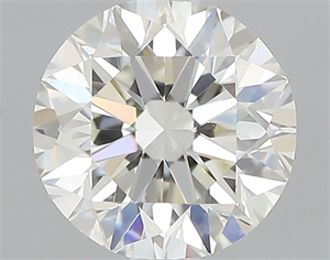 Picture of Natural Diamond 0.50 Carats, Round with Very Good Cut, J Color, VVS2 Clarity and Certified by GIA