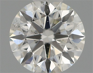 Picture of Natural Diamond 0.41 Carats, Round with Excellent Cut, G Color, SI1 Clarity and Certified by IGI