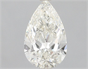 Natural Diamond 1.01 Carats, Pear with  Cut, I Color, SI1 Clarity and Certified by GIA