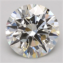 Natural Diamond 2.52 Carats, Round with Excellent Cut, K Color, VVS1 Clarity and Certified by GIA