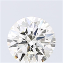 Natural Diamond 2.01 Carats, Round with Excellent Cut, K Color, IF Clarity and Certified by IGI