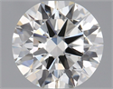 Natural Diamond 0.52 Carats, Round with Excellent Cut, J Color, VVS1 Clarity and Certified by GIA