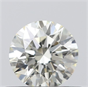 Natural Diamond 0.42 Carats, Round with Excellent Cut, I Color, VS1 Clarity and Certified by IGI