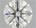 Natural Diamond 0.40 Carats, Round with Excellent Cut, J Color, VS1 Clarity and Certified by GIA