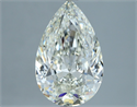 Natural Diamond 2.91 Carats, Pear with  Cut, I Color, VS2 Clarity and Certified by IGI