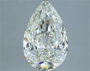 Picture of Natural Diamond 2.91 Carats, Pear with  Cut, I Color, VS2 Clarity and Certified by IGI