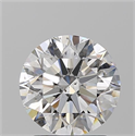 Natural Diamond 2.01 Carats, Round with Excellent Cut, F Color, SI1 Clarity and Certified by GIA