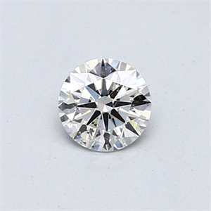 Picture of Natural Diamond 0.41 Carats, Round with Excellent Cut, G Color, SI2 Clarity and Certified by GIA