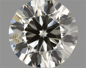 Picture of Natural Diamond 0.70 Carats, Round with Very Good Cut, K Color, SI1 Clarity and Certified by IGI